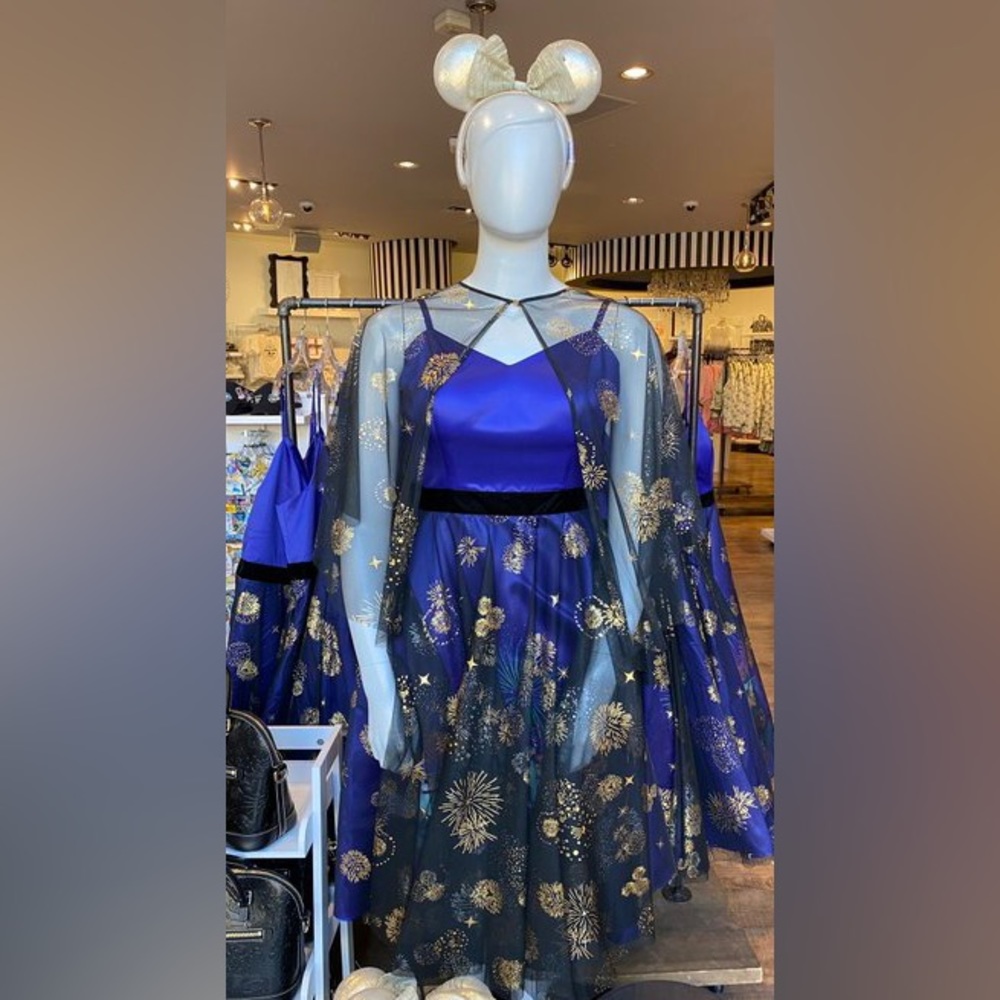 Disneyland Sleeping Beauty Castle Fireworks Dress